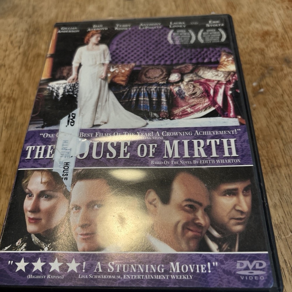 The House of Mirth DVD 2001 Gillian Anderson Dan Aykroyd Sony Widescreen NEW